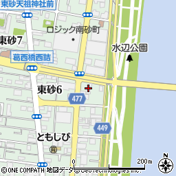 丸由工材株式会社　江東支店周辺の地図