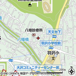 東京都三鷹市大沢5丁目3周辺の地図