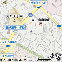 東京都八王子市大楽寺町492周辺の地図