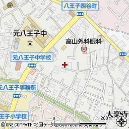 東京都八王子市大楽寺町492周辺の地図