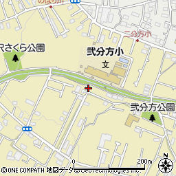 東京都八王子市弐分方町539-1周辺の地図