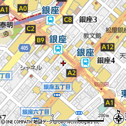 ヴェルサーチェ東京銀座周辺の地図