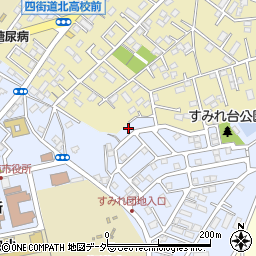 千葉県四街道市鹿渡890-3周辺の地図