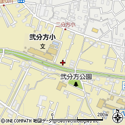 東京都八王子市弐分方町527-5周辺の地図