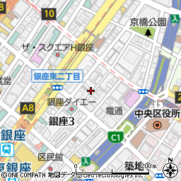 東京都中央区銀座2丁目13-7周辺の地図