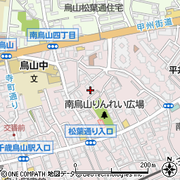 東京都世田谷区南烏山4丁目23周辺の地図