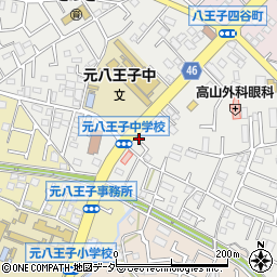 東京都八王子市大楽寺町478周辺の地図