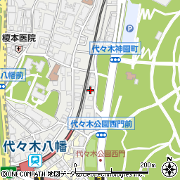 東京都渋谷区代々木5丁目66周辺の地図