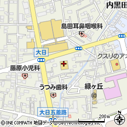 ユニクロ四街道店周辺の地図