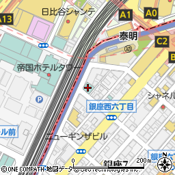 キャンバスラウンジ銀座コリドー店周辺の地図