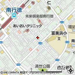 ファミリーマート南行徳一丁目店周辺の地図