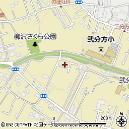 東京都八王子市弐分方町545-16周辺の地図
