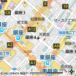 松屋通り 中央区 道路名 の住所 地図 マピオン電話帳