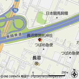 長沼原開拓神社周辺の地図