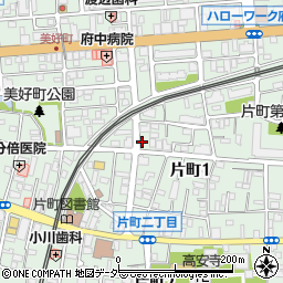 朝日新聞　府中東部店周辺の地図