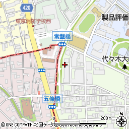 東京都渋谷区大山町24周辺の地図