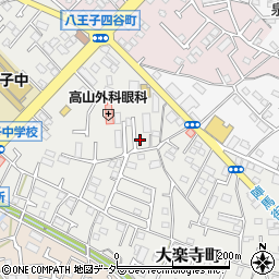 東京都八王子市大楽寺町507周辺の地図