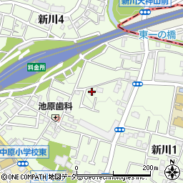 サンライト宇田川周辺の地図