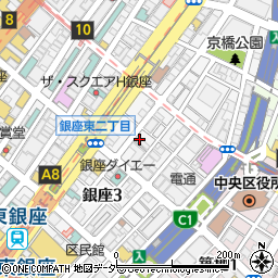 東京都中央区銀座2丁目13-15周辺の地図