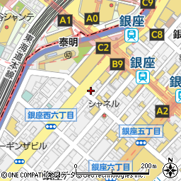 東京ひざ関節症クリニック　銀座院周辺の地図