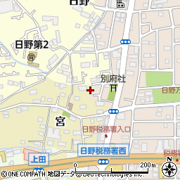 東京都日野市宮319周辺の地図