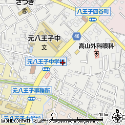 東京都八王子市大楽寺町480周辺の地図