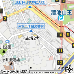 東京都港区赤坂2丁目12-31周辺の地図
