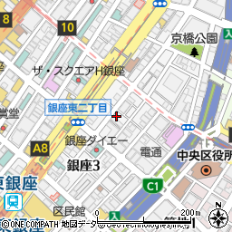 東京都中央区銀座2丁目13-16周辺の地図