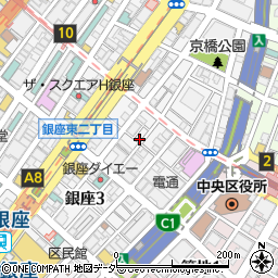 東京都中央区銀座2丁目13-6周辺の地図