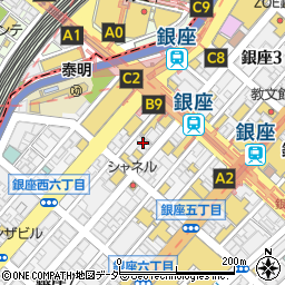 ＪＥＸ宝石ギャラリー東京銀座店周辺の地図
