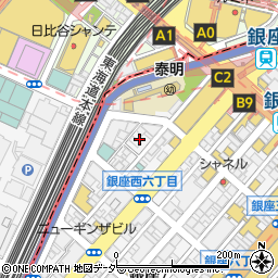 銀座 Bellサイン周辺の地図