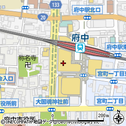 成城石井府中店周辺の地図