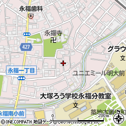 東京都杉並区永福1丁目26周辺の地図