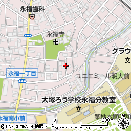 東京都杉並区永福1丁目26周辺の地図