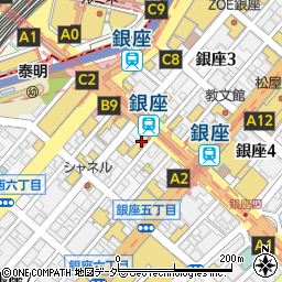 アルマーニ銀座タワー周辺の地図