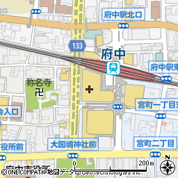 京王ストア府中店周辺の地図
