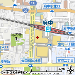 リンガーハット府中駅南口店周辺の地図