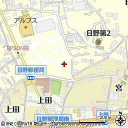 東京都日野市日野347周辺の地図
