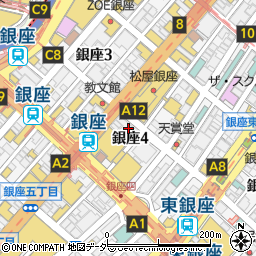 東京都中央区銀座4丁目6-1周辺の地図