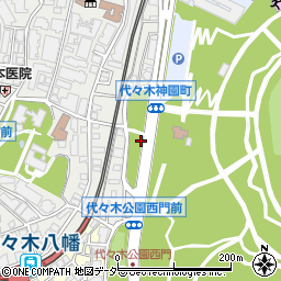 東京都渋谷区代々木5丁目68周辺の地図