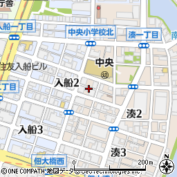 矢作建設工業株式会社　東日本支社周辺の地図
