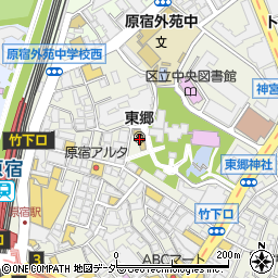 東郷幼稚園周辺の地図