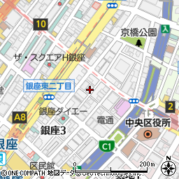 東京都中央区銀座2丁目13-5周辺の地図