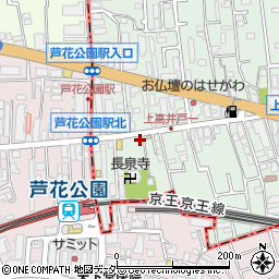 レッツ倶楽部 芦花公園周辺の地図
