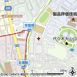 東京都渋谷区大山町26周辺の地図