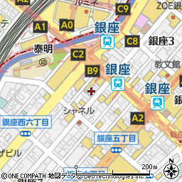 東京ヒルズクリニック　銀座院周辺の地図
