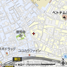 東京都渋谷区元代々木町14周辺の地図