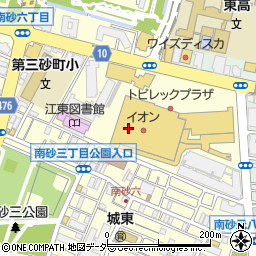東京都江東区南砂6丁目周辺の地図