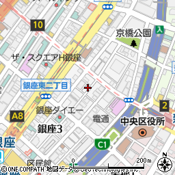 東京都中央区銀座2丁目13-4周辺の地図