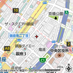 東京都中央区銀座2丁目13-4周辺の地図